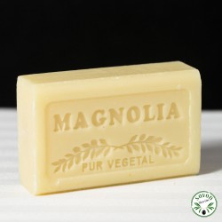 Magnolia scented soap enriched with organic argan oil