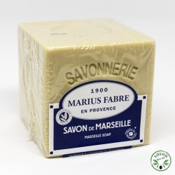 Savon de Marseille Cube 600 g - huiles végétales - Marius Fabre