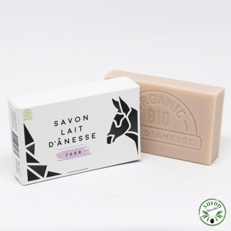 Organic donkey milk soap - Rose