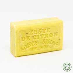 Scented soap Lemon zest enriched with organic argan oil
