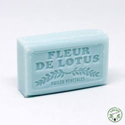 Lotus flower scented soap enriched with organic argan oil