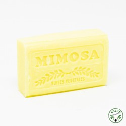 Mimosa scented soap enriched with organic argan oil