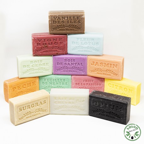 Pack 24 Provence soaps with argan oil - 71 scents to choose from