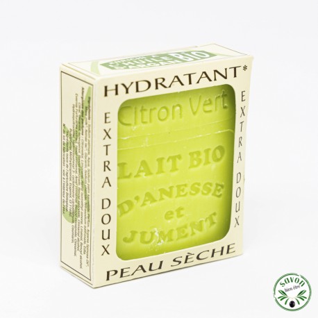 Duo savon lait d'ânesse bio et lait de jument bio - Nature