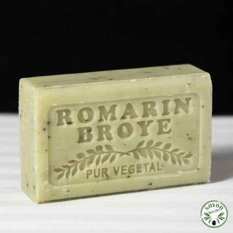 Jabón perfumado de Romero triturado enriquecido con aceite de argán orgánico
