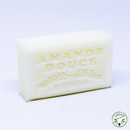 Sweet almond scented soap enriched with organic argan oil
