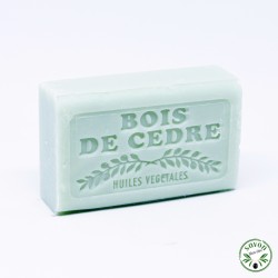 Cedarwood scented soap enriched with organic argan oil
