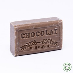Chocolate scented soap enriched with organic argan oil