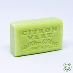 Lime scented soap enriched with organic argan oil