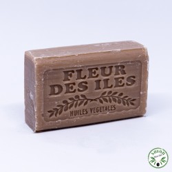 Island flower scented soap enriched with organic argan oil