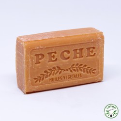 Peach scented soap enriched with organic argan oil