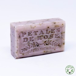 Rose petals scented soap enriched with organic argan oil