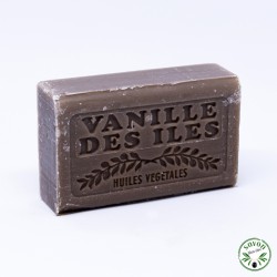 Vanilla scented soap from islands enriched with organic argan oil