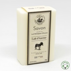 Savon au lait d'ânesse - Lait Frais Biologique - 125 gr