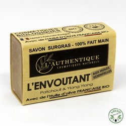 Sabonete supergorduroso 100% natural com azeite orgânico – Patchouli e Ylang Ylang
