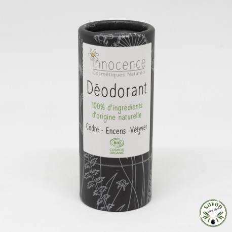 Déodorant baume bio - Cèdre- Encens-Vétyver - 50 ml