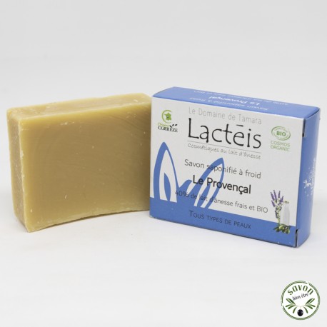 Sabonete 40% leite de burra fresco e orgânico - Le Provençal - 90 gr