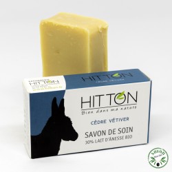 Sabonete de leite de burro orgânico - Cedar & Vetiver