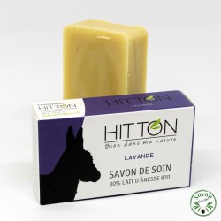 Sabonete de leite de burro orgânico - Lavanda