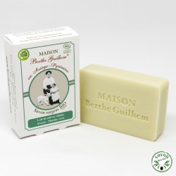 Soap de leite de cabra orgânica - Advogado - Mint verde