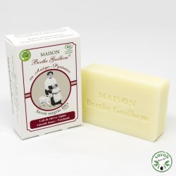 Soap de leite de cabra orgânica - amêndoa macia - Patchouli