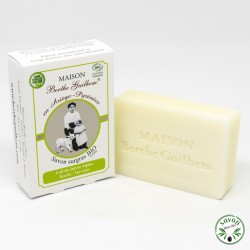 Sabonete de leite de cabra orgânico - Manteiga de Karité - Verbena
