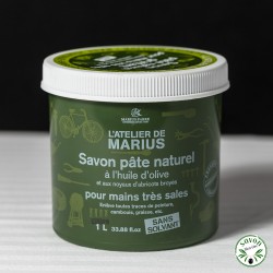 Pasta de Savon azeite e grãos de damasco broyed -Não- Marius Fabre