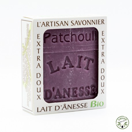 Savon au lait d'ânesse Bio - Patchouli