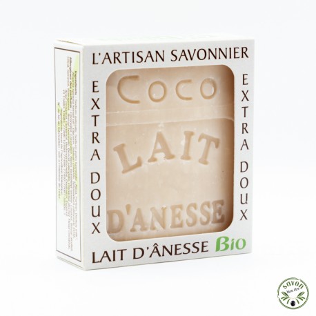 Savon au lait d'ânesse Bio - Noix de Coco