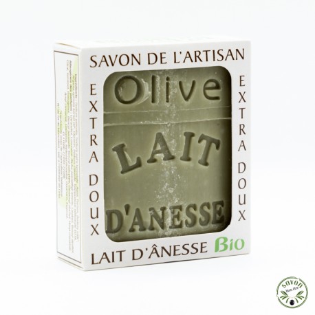 Savon au lait d'ânesse Bio - Huile d'Olive