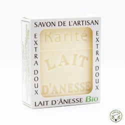 Sabonete orgânico de leite de burra - Manteiga de Karité