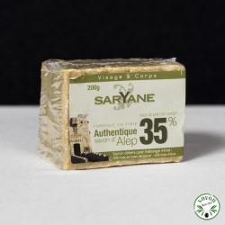 Sabonete de alepo 35% de óleo de baga de louro - Saryane - 200 gr