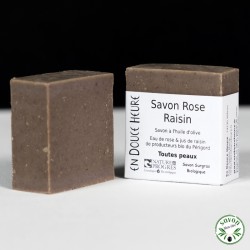 Savon Rose certified organic grape Nature & Progress - 100g